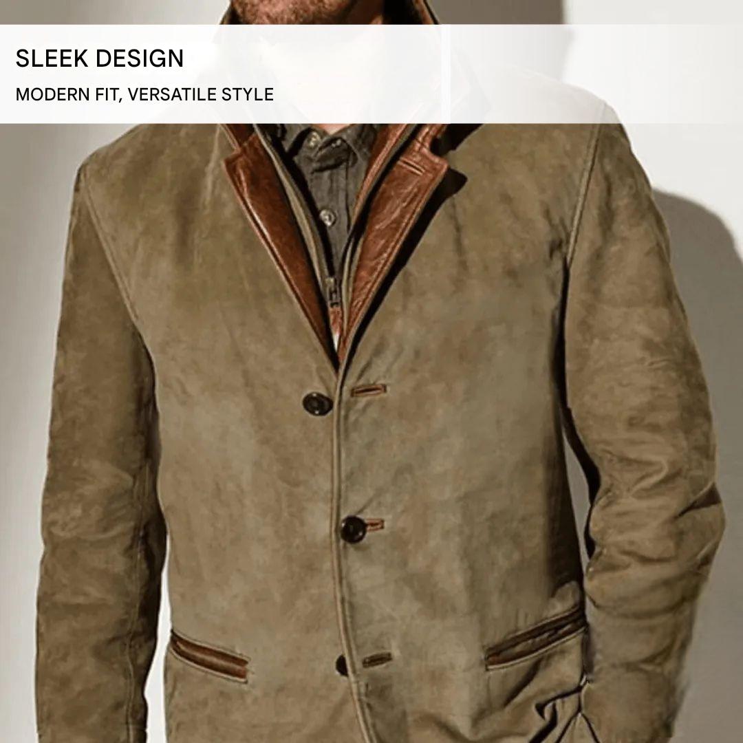 Men's autumn jacket – Leandro in autumn leaf tones