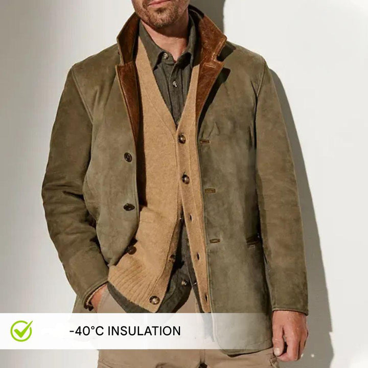 Men's autumn jacket – Leandro in autumn leaf tones