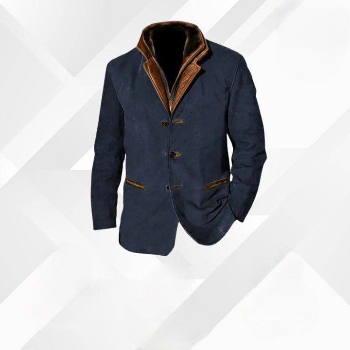 Men's autumn jacket – Leandro in autumn leaf tones