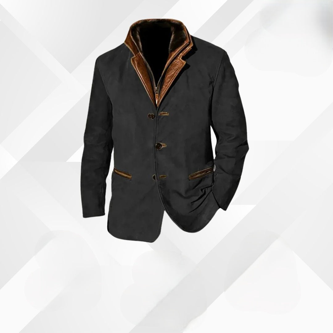 Men's autumn jacket – Leandro in autumn leaf tones