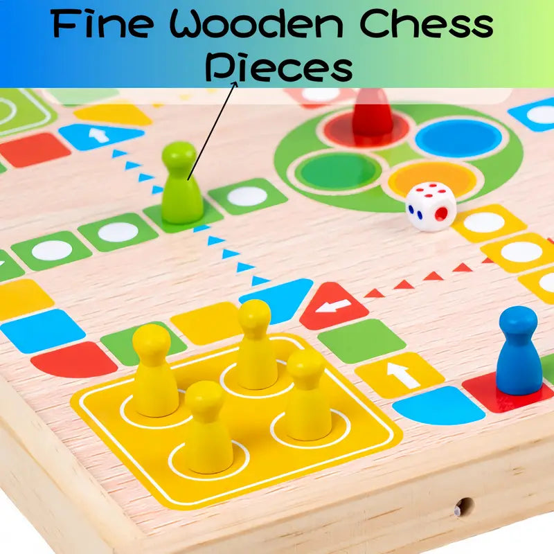 2-in-1 Educational Board Game - Double Fun Games-Nora Luxe