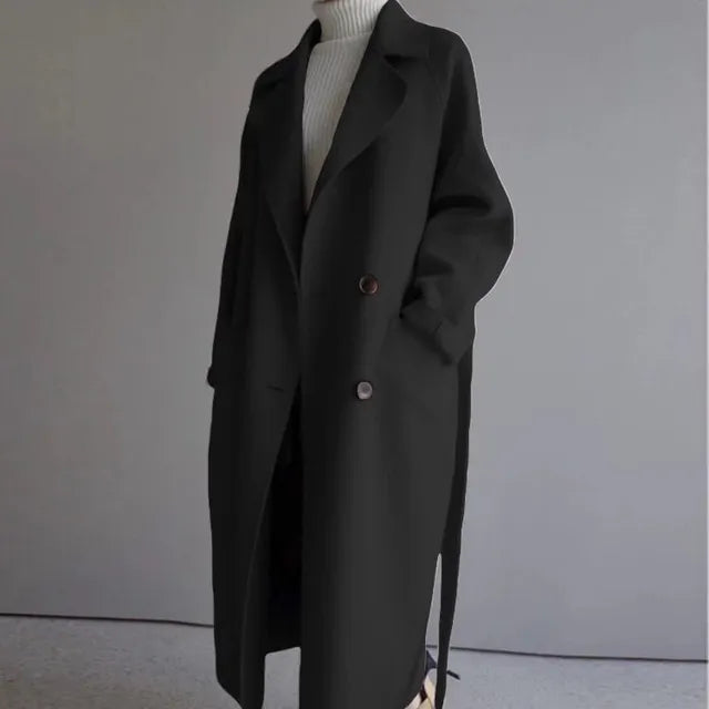 Long Wool Ladies Coat - Isolde