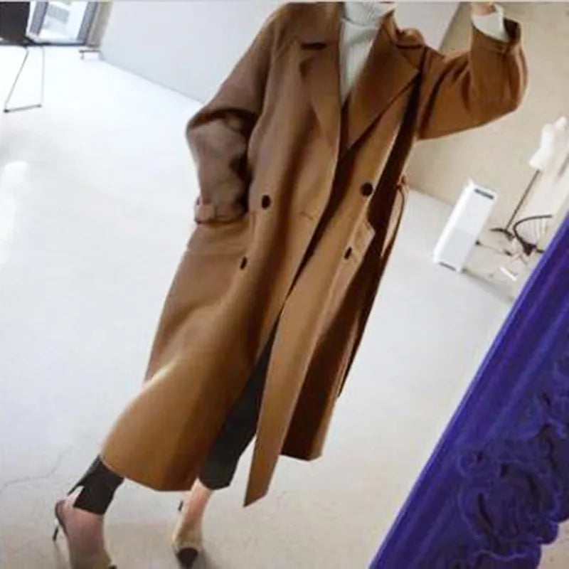 Long Wool Ladies Coat - Isolde