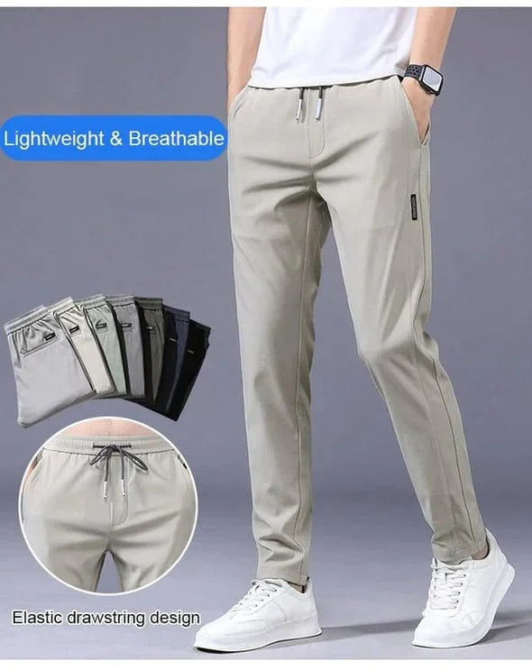 2025 New Models Unisex Quick-Dry Stretch Trousers-Dark grey (Man)-M-Nora Luxe