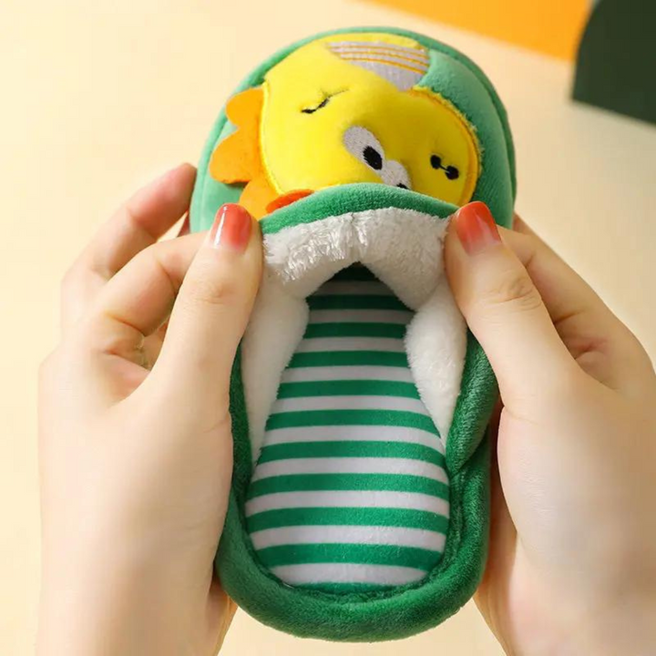 Kids Slippers with Dino Design – RoarySteps