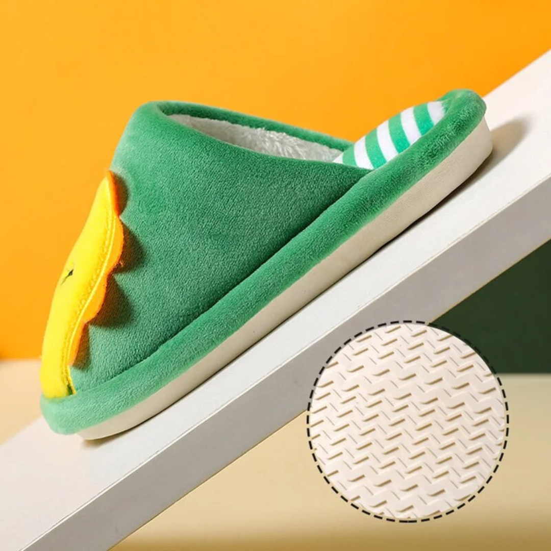 Kids Slippers with Dino Design – RoarySteps