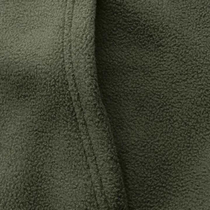 Men's fleece jacket with hood & zip – Sören