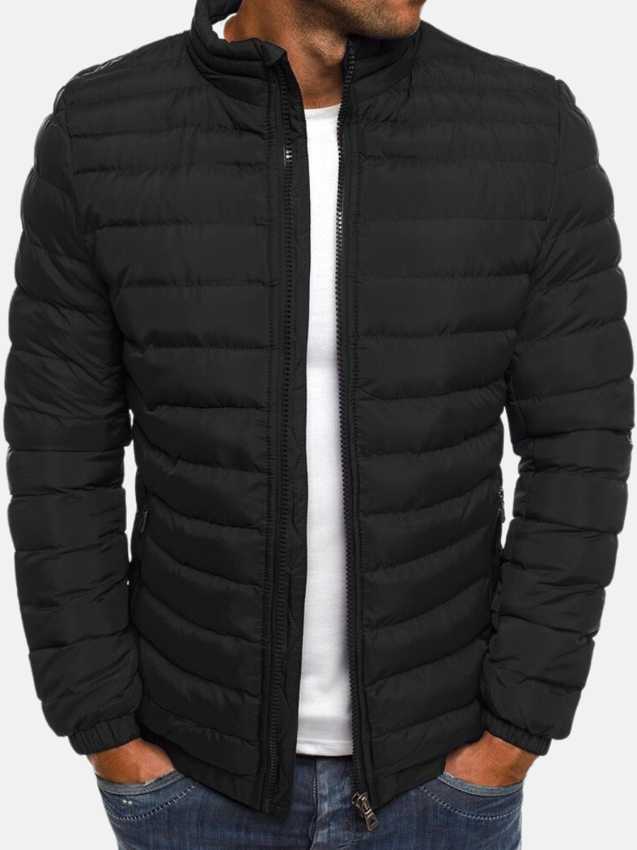 Men's quilted jacket with a fitted cut - Dorian