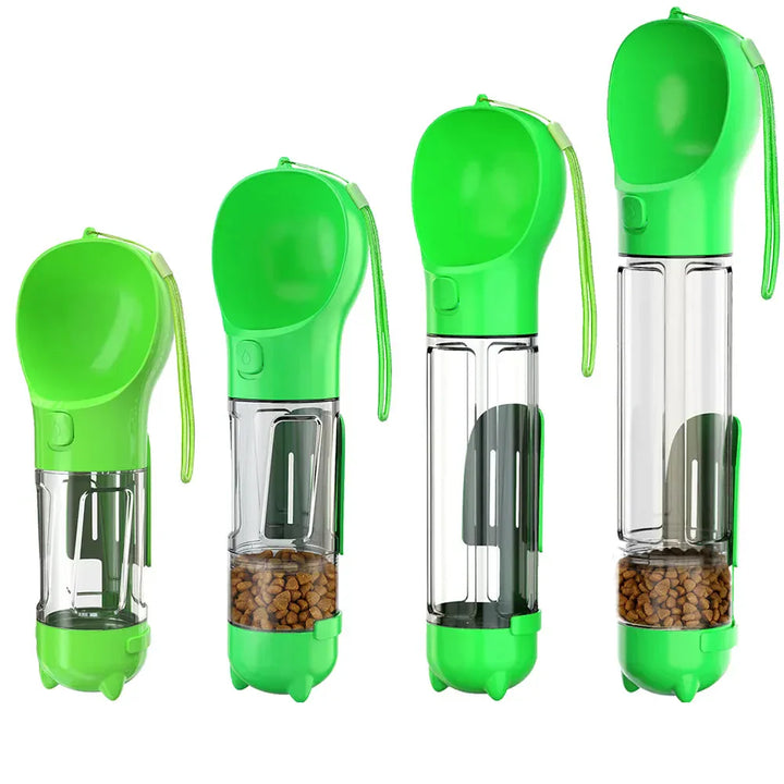 3-in-1 Dog Water Bottle - AdventureBuddy-Green-10 fl oz-Nora Luxe