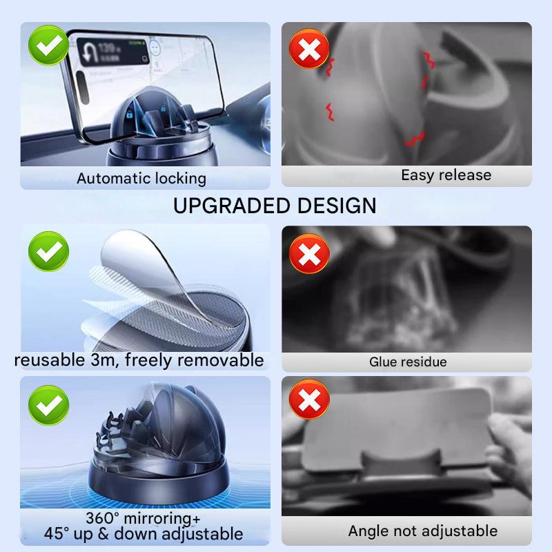 360° Rotatable Phone Holder for Car - GripPro-Nora Luxe