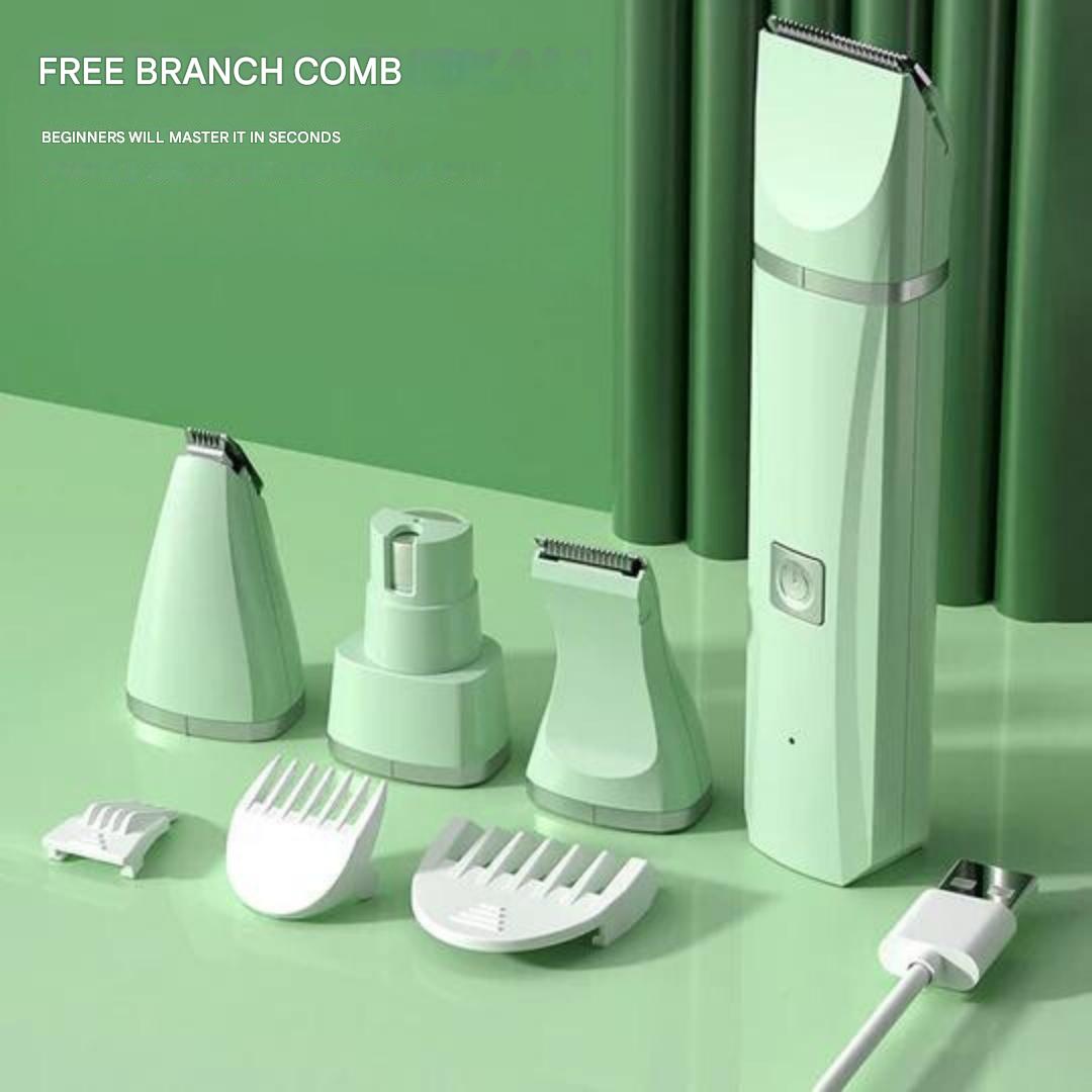 4-in-1 Pet Groomer - TrimMaster Pro-Green-Nora Luxe