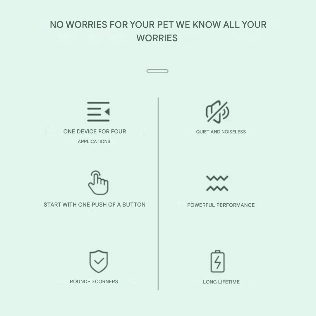 4-in-1 Pet Groomer - TrimMaster Pro-Green-Nora Luxe