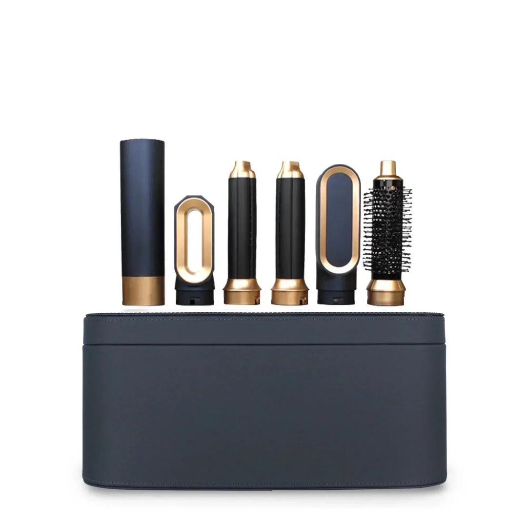 5-in-1 Multi Hair Styler with Ionic Technology - AuraStyle-Premium Leather Bag-Nora Luxe