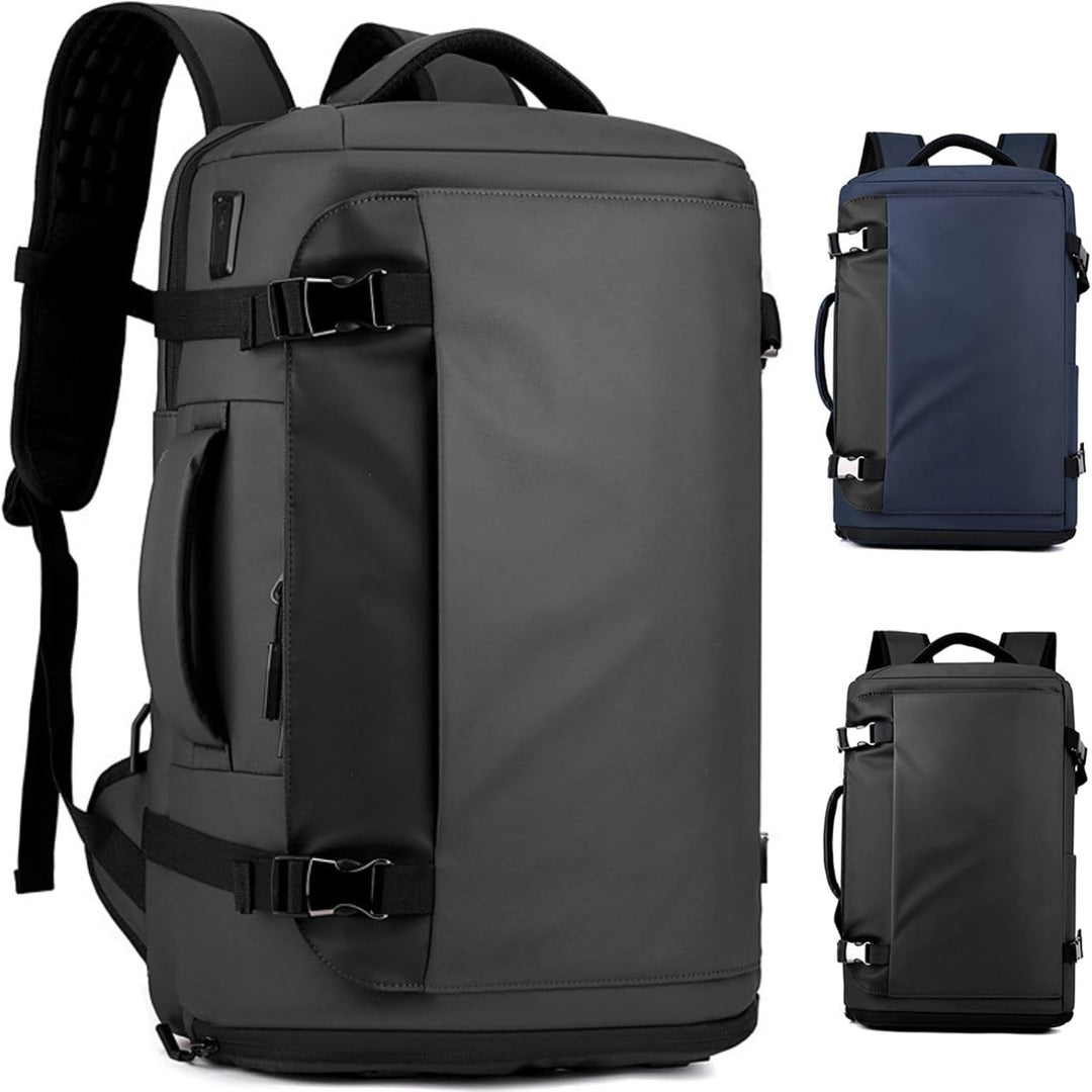 15” (38.1 cm)Waterproof Laptop Backpack with Side-Open Design & USB-C Port – TrekPro Series