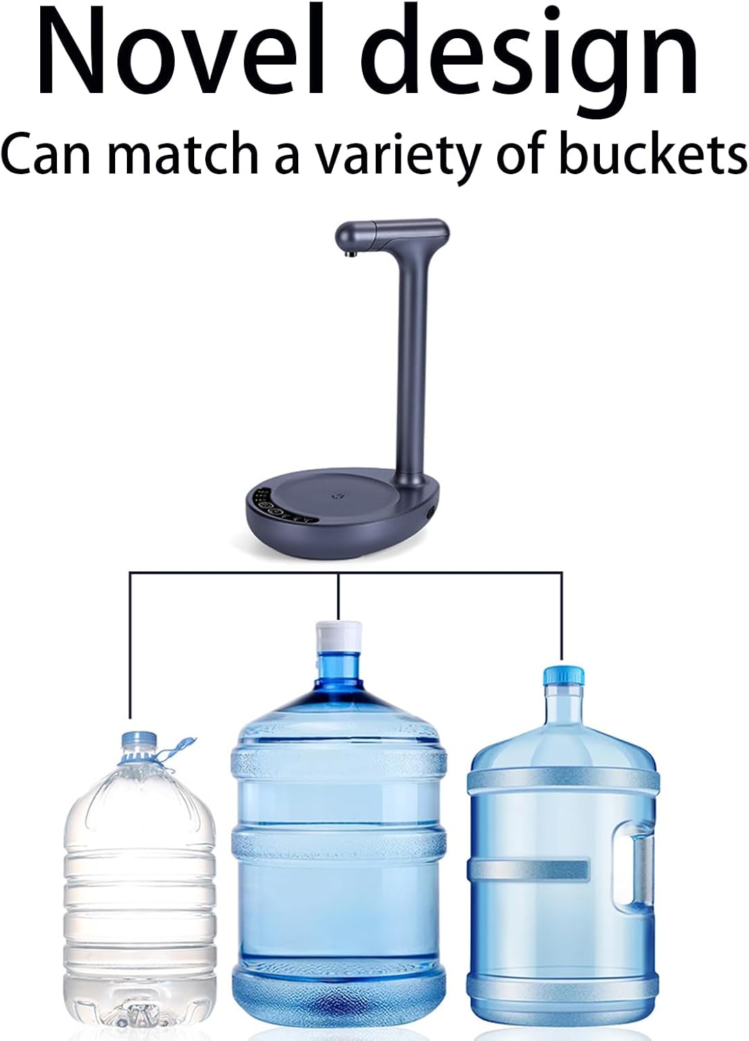 Electric Desktop Water Dispenser 5-Gallon Pump – Aqualis