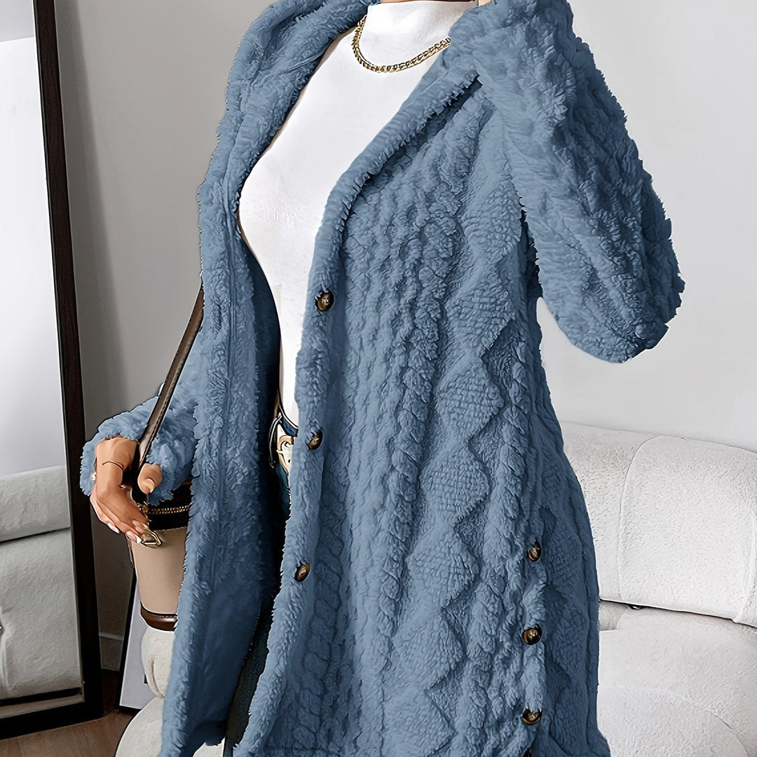 Soft Long Women's Cardigan with Hood – Marit