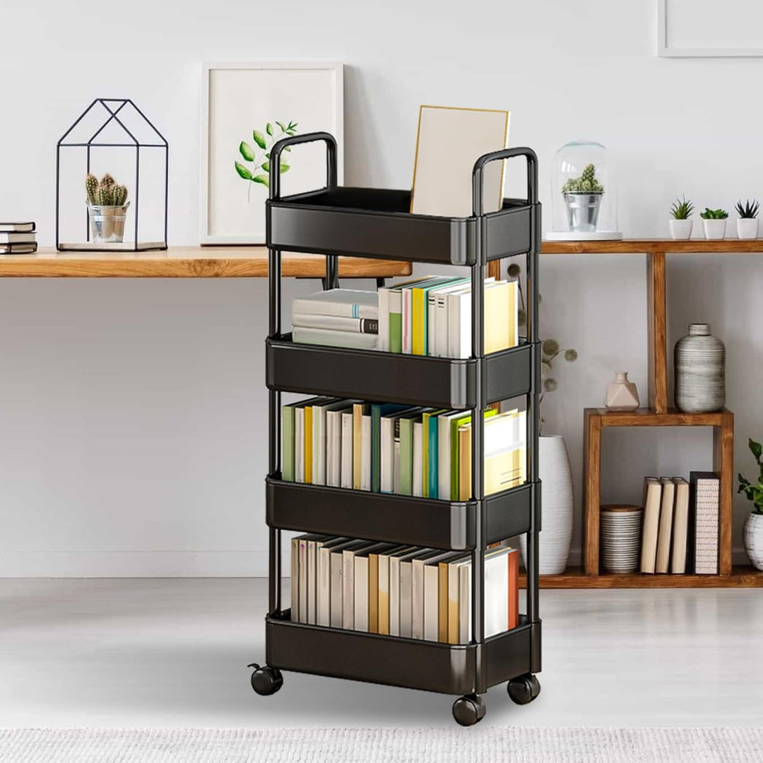 Rolling Utility Cart with Wheels & Handle – Veyora