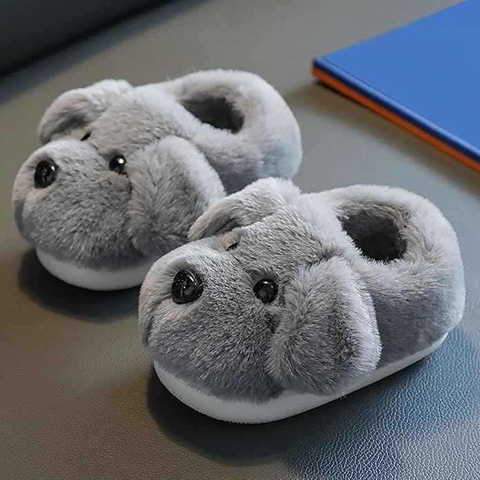 Kids' Slippers with Puppy Design – PuppyPaws