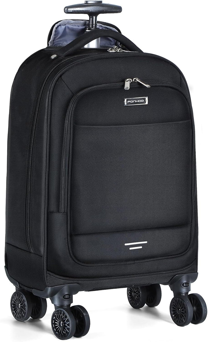 30L Rolling Laptop Backpack with 4 Spinner Wheels & Water-Resistant Design
