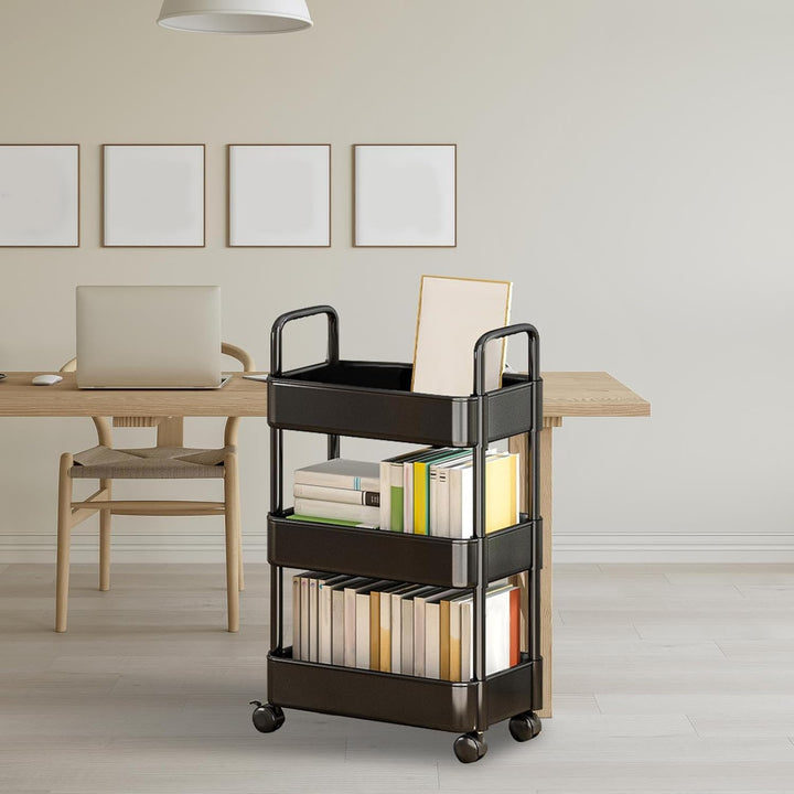 Rolling Utility Cart with Wheels & Handle – Veyora