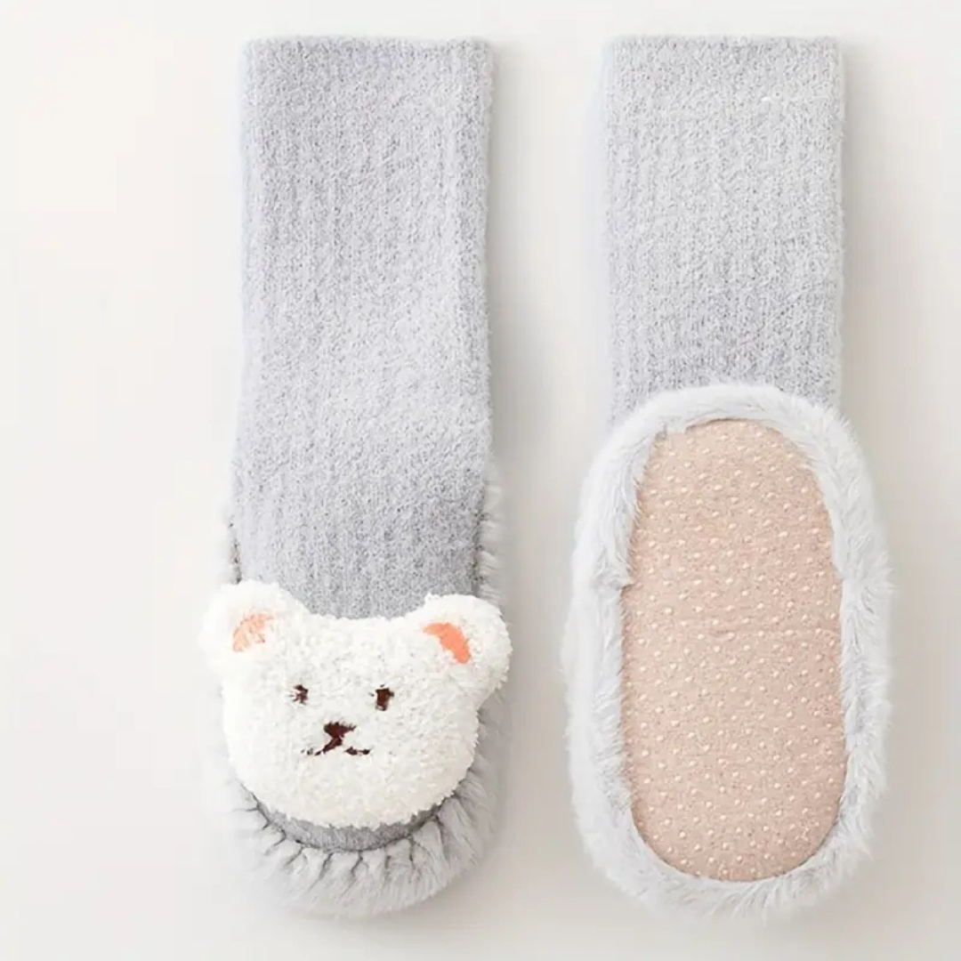 Children's House Slipper Socks with Bears – CozyBear