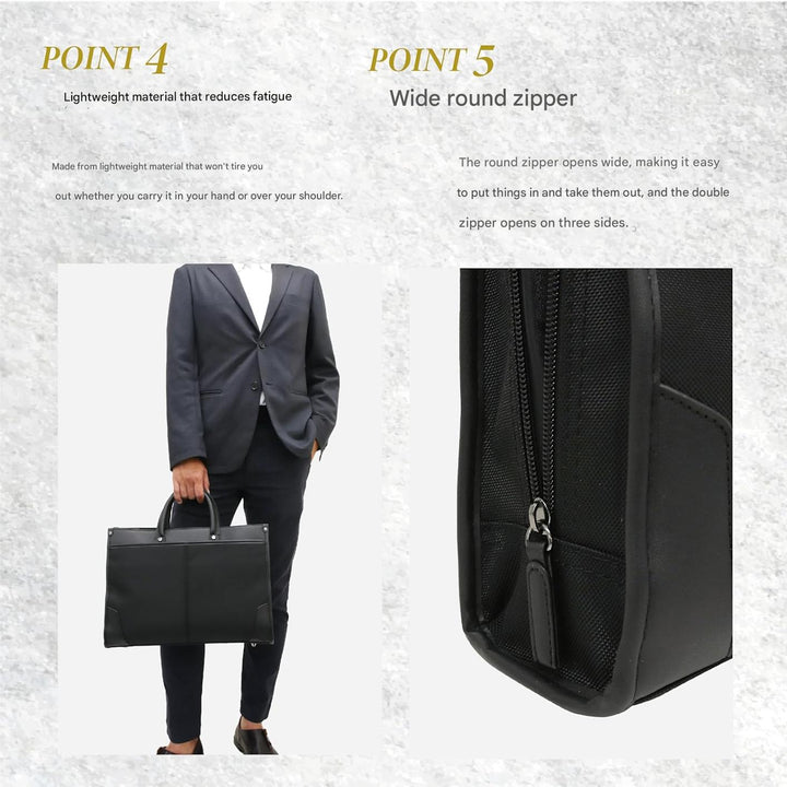 Professional 2-Way Business Briefcase with Organised Storage