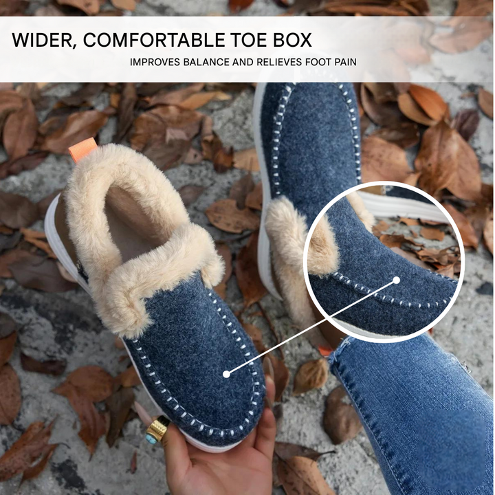 Ladies' comfort shoes with plush lining – Valeria