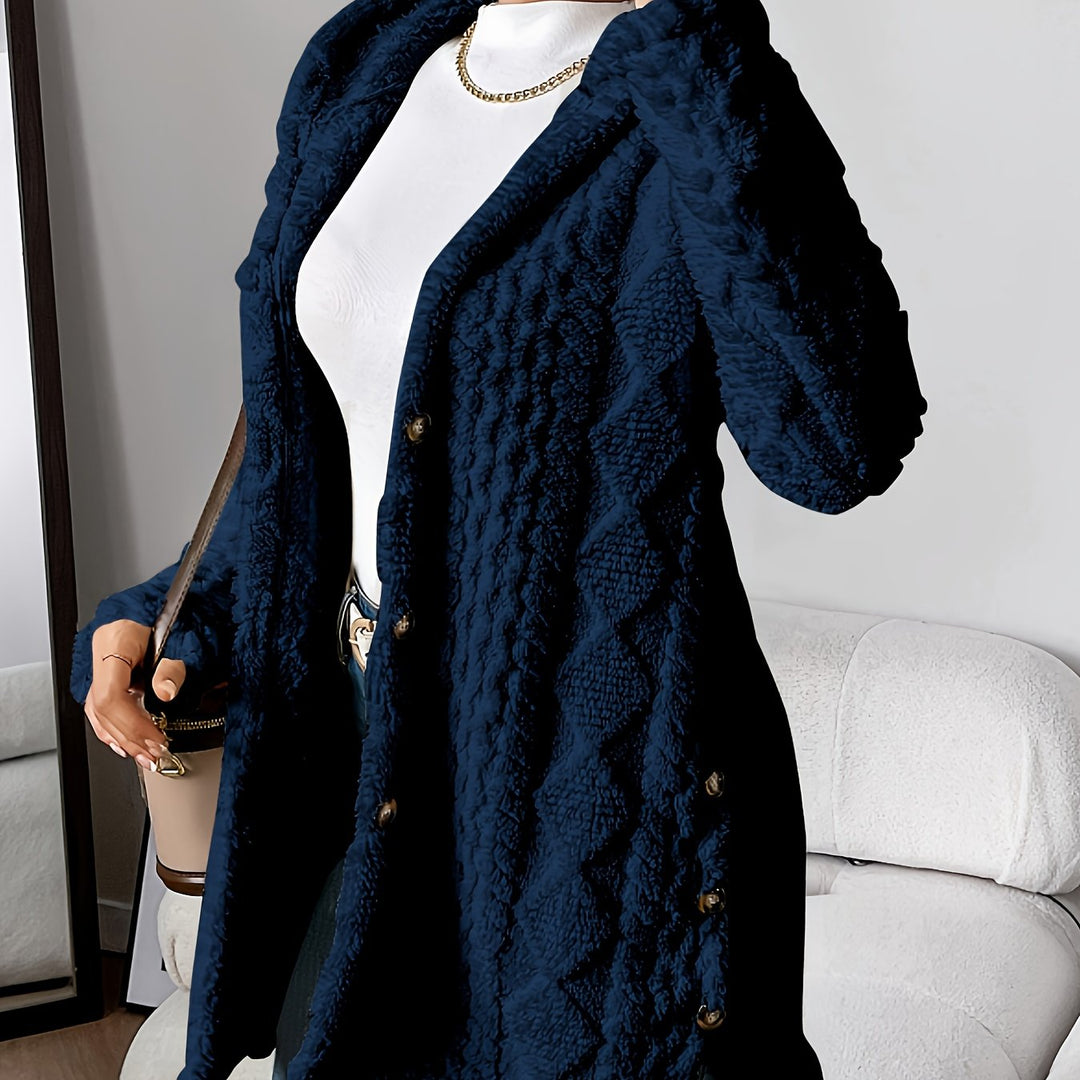 Soft Long Women's Cardigan with Hood – Marit