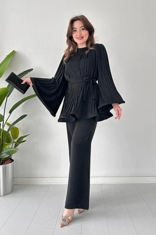 Ladies Pleated Clothing Set – Selene