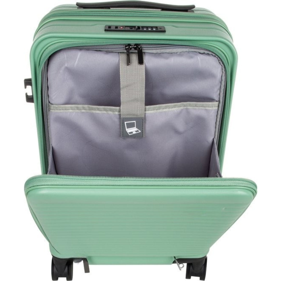 Hard-shell suitcase with laptop compartment – Vienna