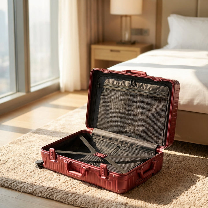 Aluminium Versterkt Reiskoffer - Travelion