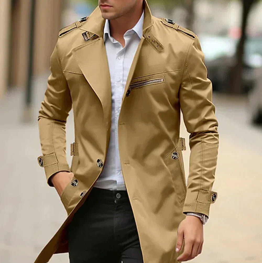 Autumn Classic Men's Trench Coat – Fabrizio