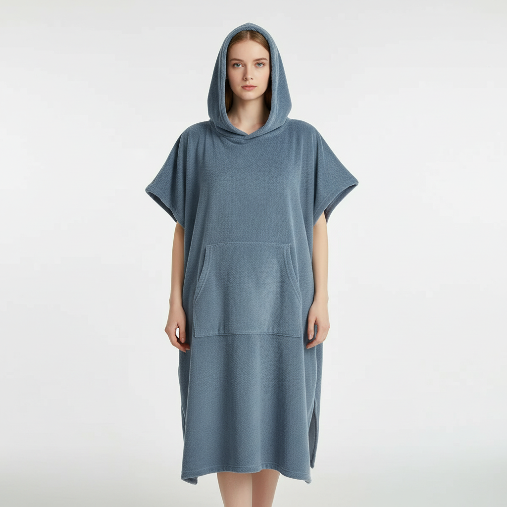 Geräumiger Handtuch-Poncho - KangarooCover