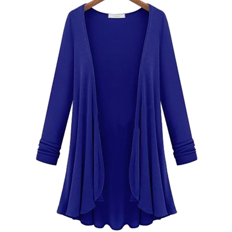 Ladies' cardigan with ruffles – Autumn Magic Elena