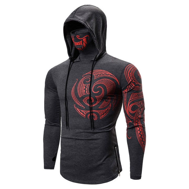 Men's hoodie with integrated skull mask – Autumn Edition ShadowX