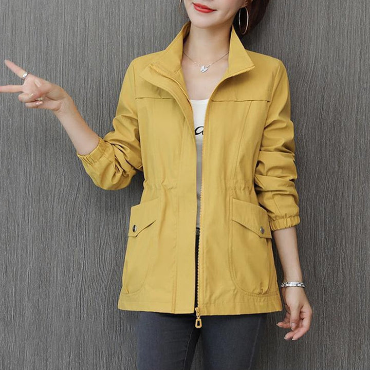 Ladies' transitional jacket with stand-up collar – Marielle