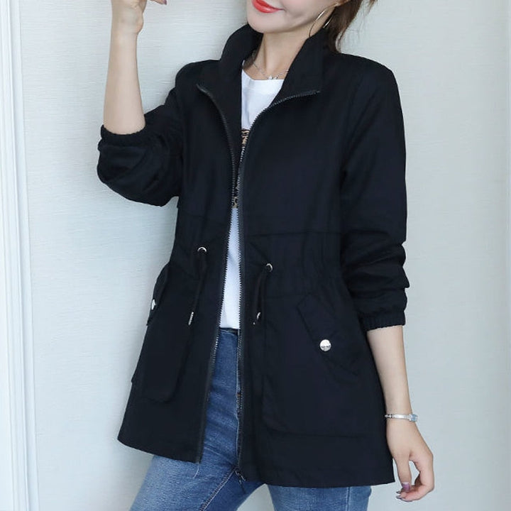 Ladies' transitional jacket with stand-up collar – Marielle