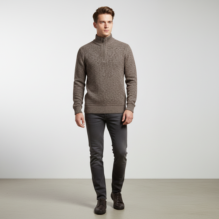 Halb-Zipper Pullover - Daniel