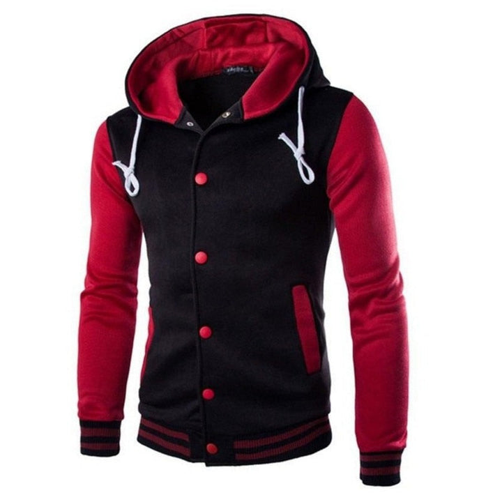 Men's varsity-style baseball hoodie – Autumn edition Kevin