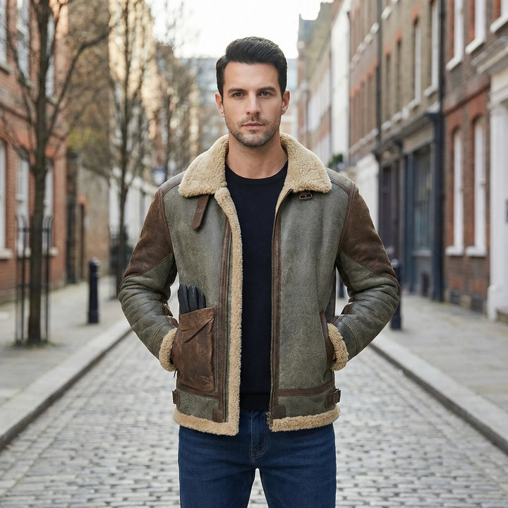 Herren-Jacke Im Lammfell-Stil - Thies