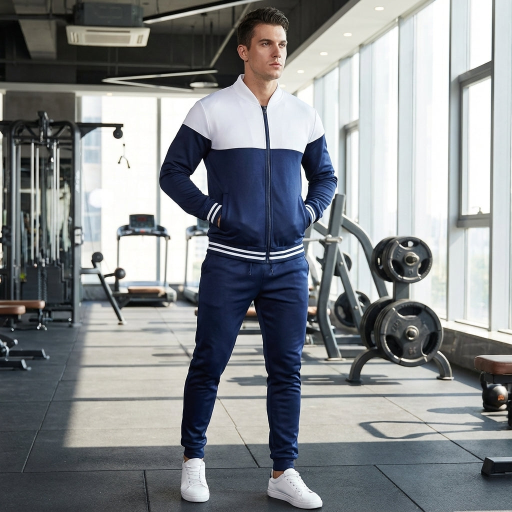 Herren Zweifarbiger Trainingsanzug - Gilbert