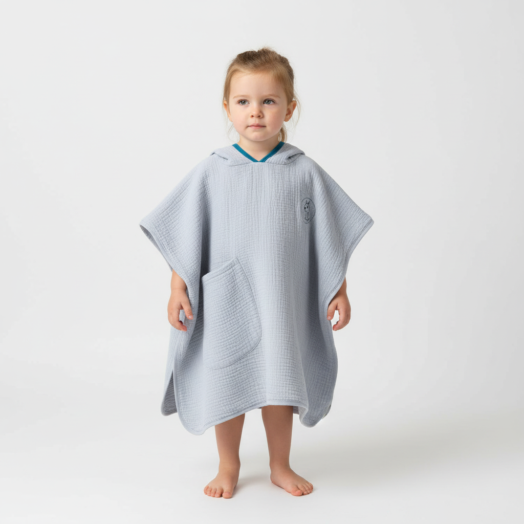 Hooded Poncho - KidsWrap