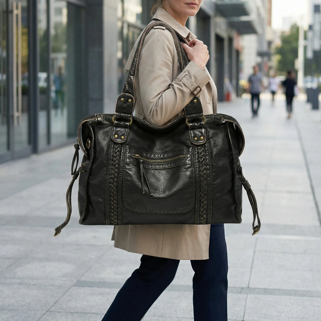 Kompakte Schultertasche Mit Zip - Laureen