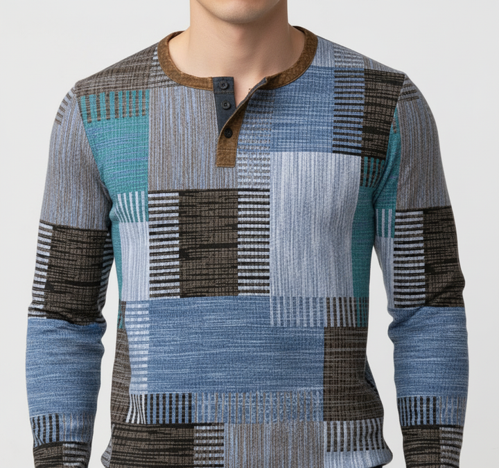 Langärmliger Herrenpullover -  Sven