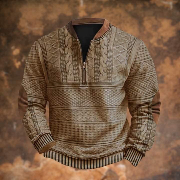 Men's Quarter-Zip Jumper - Alonzo