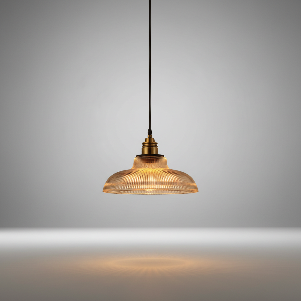 Metall Glas Pendelleuchte Modern - AmbiGlow