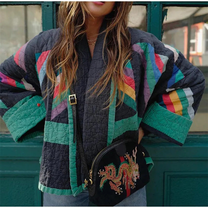 Vintage women's jacket with a modern flair - Daria