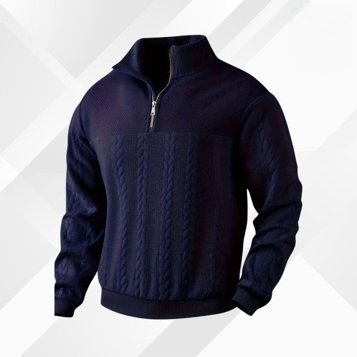 Men's pullover with cashmere merino wool – Autumn Magic Severin