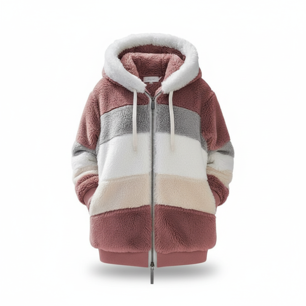 Oversized Fleece-Weste -  Julia