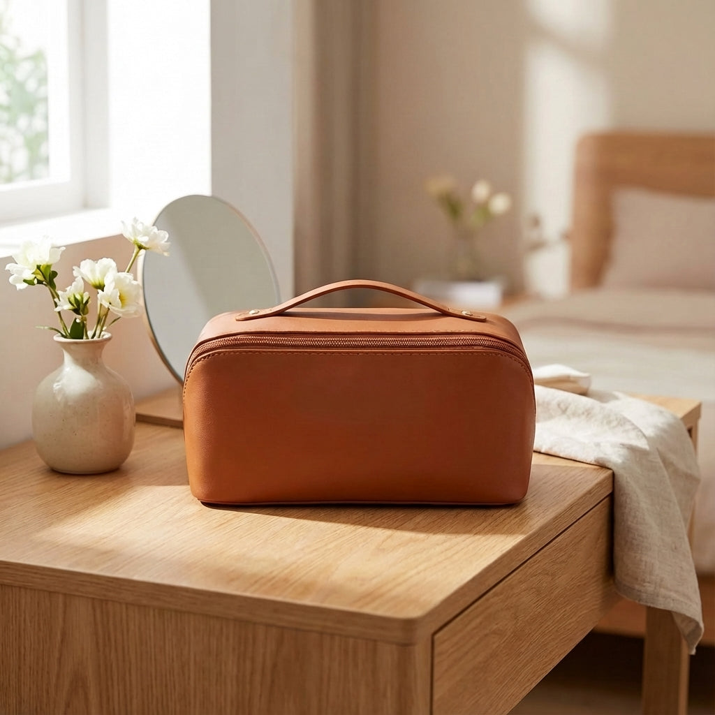 Ruime Vierkante Beautycase - Beautique